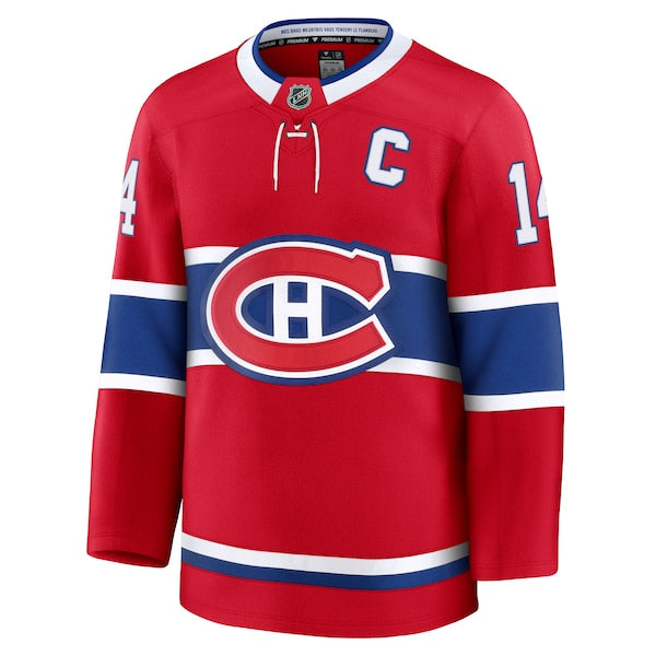Nick Suzuki Montreal Canadiens Home Premium Jersey - Red - Image 3