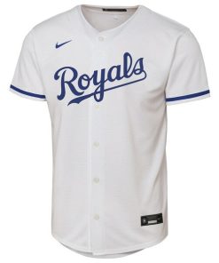 Alternative view of Kansas City Royals Nike Youth Home Replica Jersey - White