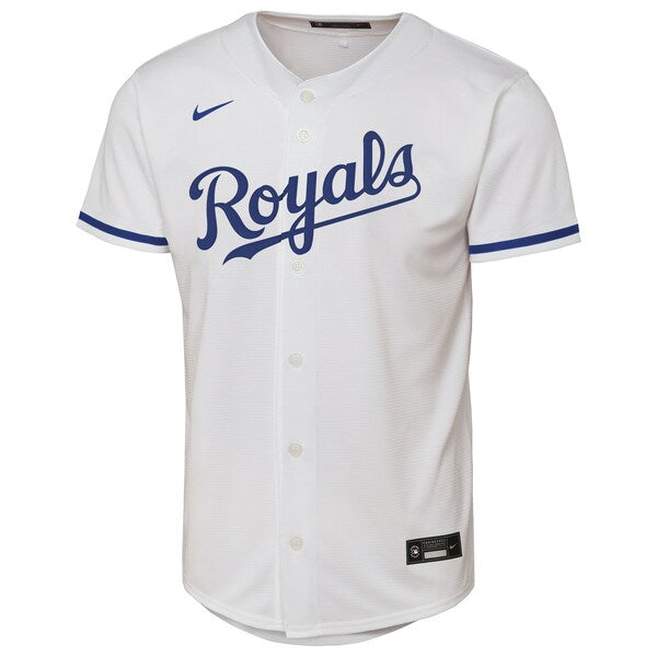 Kansas City Royals Nike Youth Home Replica Jersey - White - Image 2