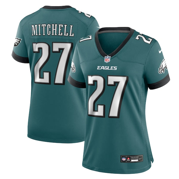 Quinyon Mitchell Philadelphia Eagles Nike Women's Team Game Jersey - Midnight Green - Image 2