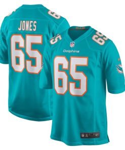 Robert Jones Miami Dolphins Nike Game Jersey - Aqua