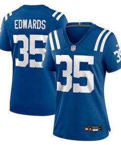 Johnathan Edwards Indianapolis Colts Nike Women's Team Game Jersey -  Royal