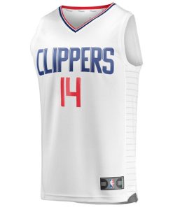 Alternative view of Terance Mann LA Clippers  Fast Break Replica Player Jersey White - Association Edition