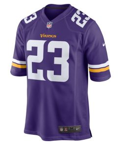 Alternative view of Fabian Moreau Minnesota Vikings Nike  Game Jersey -  Purple
