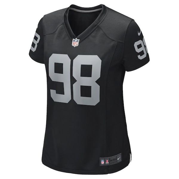 Maxx Crosby Las Vegas Raiders Nike Women's Jersey - Black - Image 2