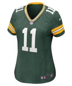 Alternative view of Jayden Reed Green Bay Packers Nike Women's  Game Jersey -  Green