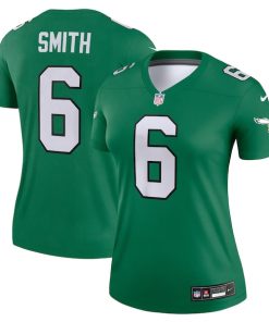 DeVonta Smith Philadelphia Eagles Nike Women's Alternate Legend Player Jersey - Kelly Green/Black