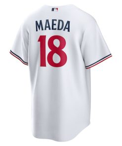 Alternative view of Kenta Maeda Minnesota Twins Nike Home Replica Jersey - White
