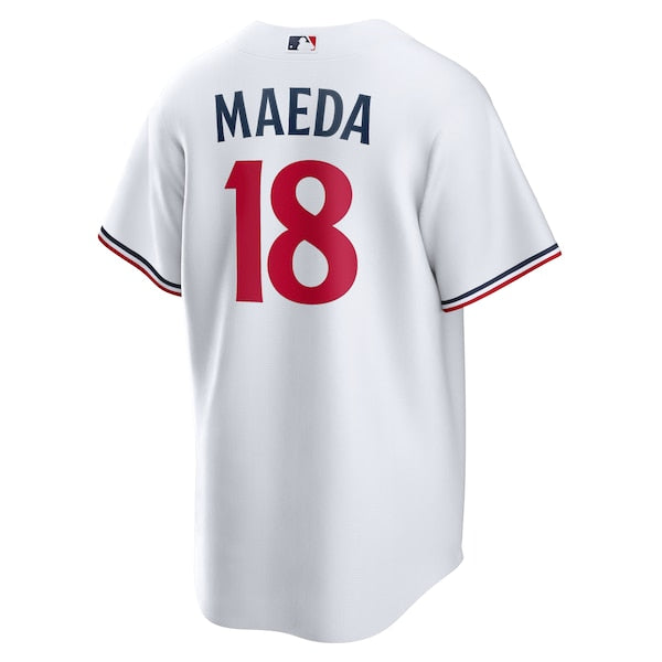 Kenta Maeda Minnesota Twins Nike Home Replica Jersey - White - Image 2