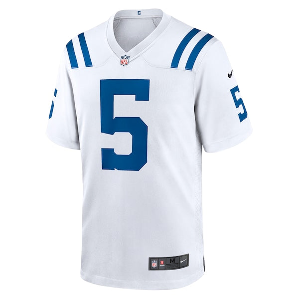 Anthony Richardson Indianapolis Colts Nike 2023 NFL Draft First Round Pick Game Jersey - White/Blue/Royal - Image 5