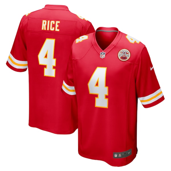 Rashee Rice Kansas City Chiefs Nike Game Jersey - Red/White
