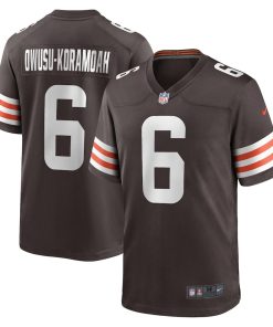 Jeremiah Owusu-Koramoah Cleveland Browns Nike Team Game Jersey - Brown