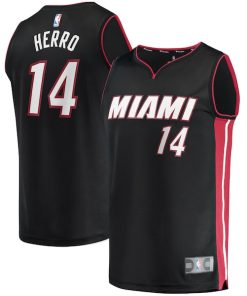 Tyler Herro Miami Heat  Fast Break Replica Jersey - Icon Edition - Black
