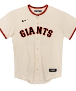 Alternative view of San Francisco Giants Nike Preschool Home Game Jersey - Cream