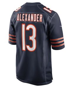 Alternative view of Maurice Alexander Chicago Bears Nike Team Game Jersey -  Navy