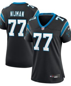 Yosh Nijman Carolina Panthers Nike Women's  Game Jersey -  Black