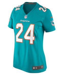 Alternative view of Cam Smith Miami Dolphins Nike Women's  Game Jersey -  Aqua