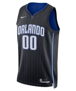 Alternative view of Orlando Magic Nike Unisex Swingman Custom Jersey Black - Icon Edition