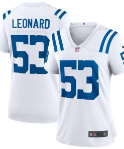 Shaquille Leonard Indianapolis Colts Nike Women's Game Player Jersey - White