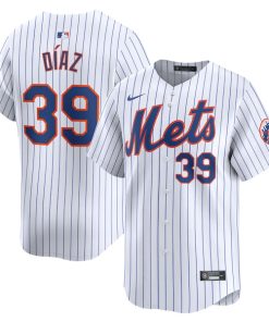 Edwin Diaz New York Mets Nike Home Limited Player Jersey - White