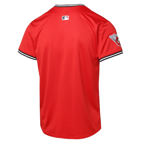 Cleveland Guardians Youth Alternate 2 Limited Jersey - Red/Cobalt - Image 4