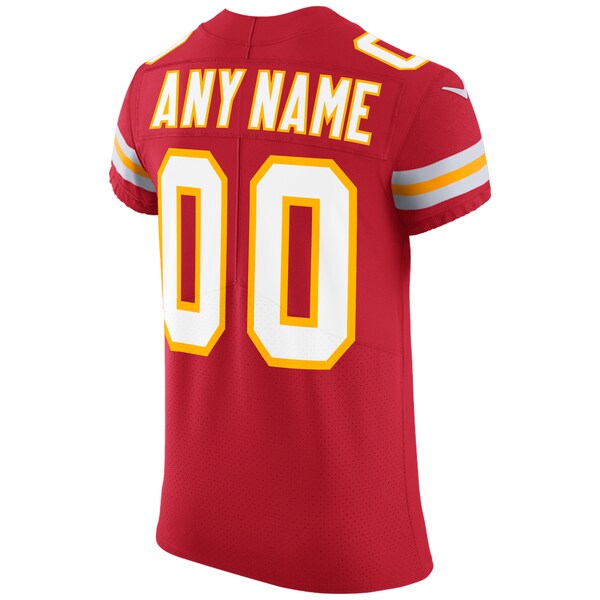 Kansas City Chiefs Nike Vapor Untouchable Custom Elite Jersey - Red - Image 3