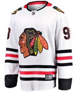 Alternative view of Connor Bedard Chicago Blackhawks  Breakaway Jersey - White