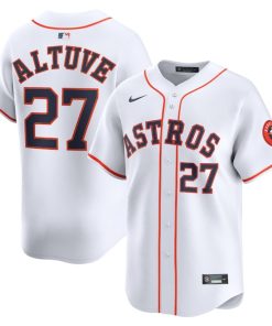 Jose Altuve Houston Astros Nike Home Limited Player Jersey - White