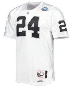 Alternative view of Charles Woodson Las Vegas Raiders 2002 Authentic Throwback Retired Player Jersey - White