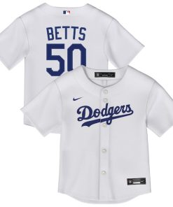 Mookie Betts Los Angeles Dodgers Nike Toddler Replica 2.0 Player Jersey - White