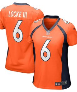 P.J. Locke Denver Broncos Nike Women's Game Player Jersey - Orange