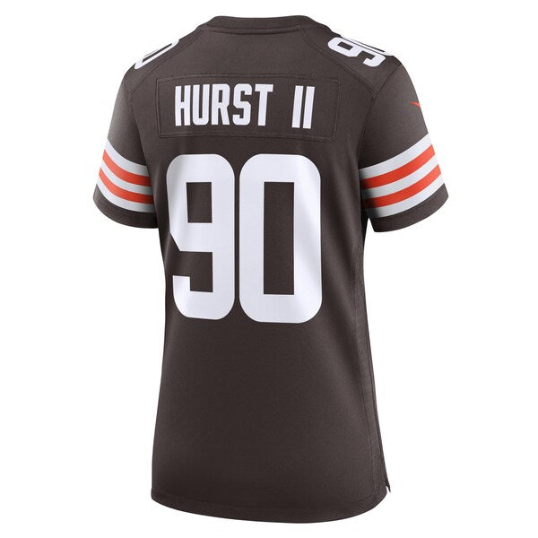 Maurice Hurst II Cleveland Browns Nike Women's Game Jersey - Brown - Image 3