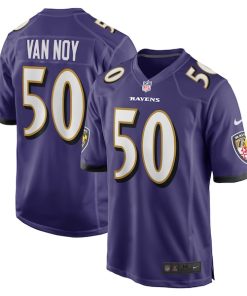 Kyle Van Noy Baltimore Ravens Nike  Game Jersey -  Purple
