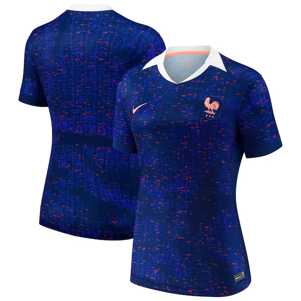 France Women's National Team Nike Women's 2025/26 Home Replica Jersey - Blue - Image 2