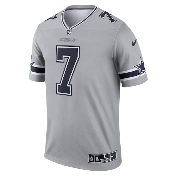 Trevon Diggs Dallas Cowboys Nike Inverted Legend Jersey - Gray - Image 2