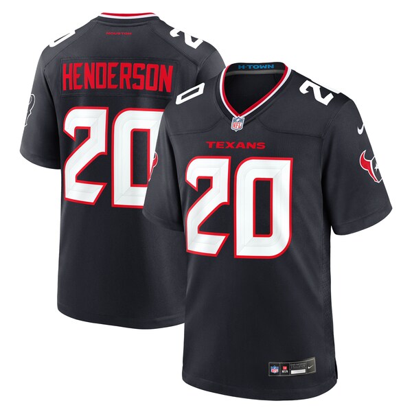 C.J. Henderson Houston Texans Nike Team Game Jersey - Navy