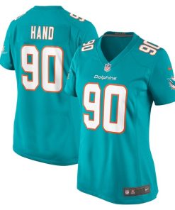 Da'Shawn Hand Miami Dolphins Nike Women's  Game Jersey -  Aqua
