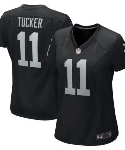 Tre Tucker Las Vegas Raiders Nike Women's Team Game Jersey -  Black