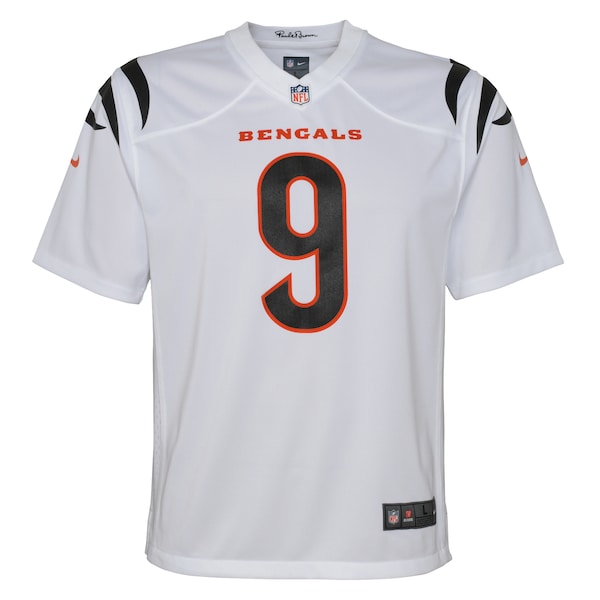 Joe Burrow Cincinnati Bengals Nike Youth Game Jersey - White - Image 2