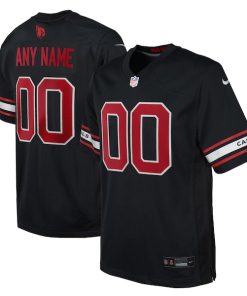 Arizona Cardinals Nike Youth Alternate Custom Game Jersey - Black