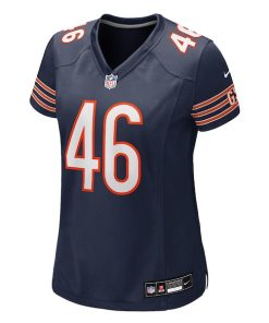 Alternative view of Scott Daly Chicago Bears Nike Women's Team Game Jersey -  Navy