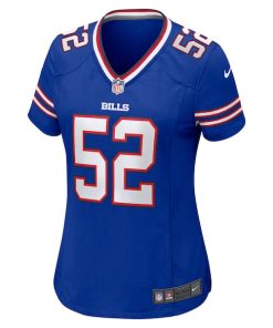 Alternative view of Nicholas Morrow Buffalo Bills Nike Women's  Game Jersey -  Royal