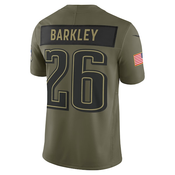 Saquon Barkley Philadelphia Eagles Nike 2025 Salute to Service Limited Jersey - Olive - Image 3