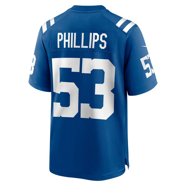 Jacob Phillips Indianapolis Colts Nike Team Game Jersey - Royal - Image 4