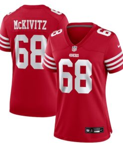 Colton McKivitz San Francisco 49ers Nike Women's  Game Jersey -  Scarlet