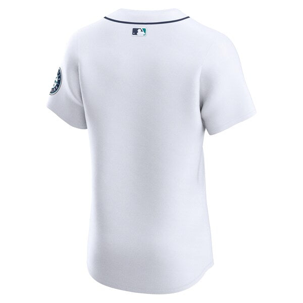 Seattle Mariners Nike Home Elite Jersey - White - Image 3