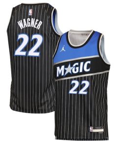 Franz Wagner Orlando Magic Jordan Brand Youth  Swingman Jersey - Statement Edition - Black