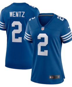 Carson Wentz Indianapolis Colts Nike Women's Alternate Game Jersey - Royal/White