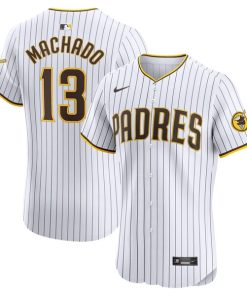 Manny Machado San Diego Padres Nike Home Elite Jersey - White