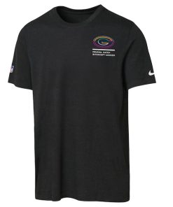 Alternative view of Green Bay Packers Nike Youth 2025 NFL Crucial Catch Tri-Blend Dri-FIT T-Shirt - Black